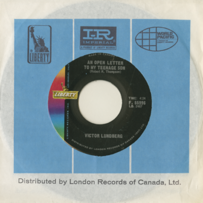 An Open Letter To My Teenage Son / My Buddy Carl (1967)