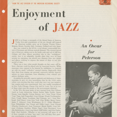 An Oscar For Peterson