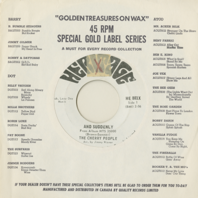 And Suddenly / Imagination (1968)