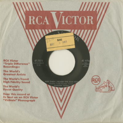 And Then I Heard The Bad News / I Had A Talk With Me