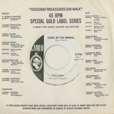 Angel Of The Morning / Dear John