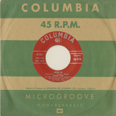 Answer Me / Blowing Wild