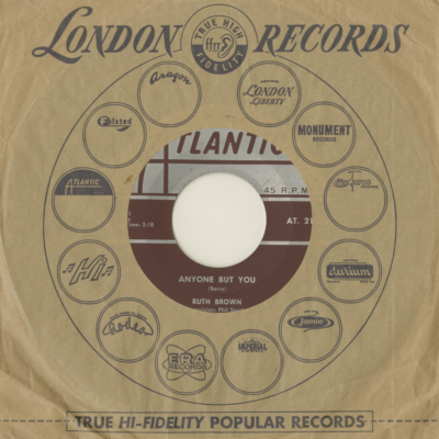 Anyone But You / It Tears Me All To Pieces (1961)