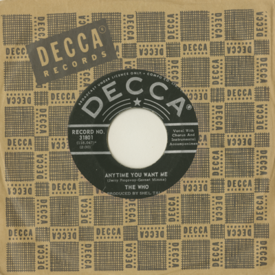 Anyway Anyhow Anywhere / Anytime You Want Me