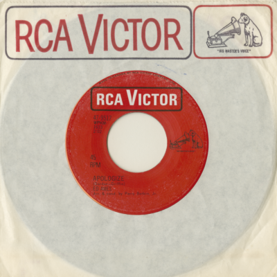 Apoligize / The Wind Will Change Tomorrow