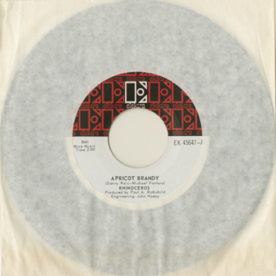 Apricot Brandy / When You Say You're Sorry (1969)