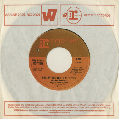 Are My Thoughts With You / If I Could Only Change Your Mind (1968)