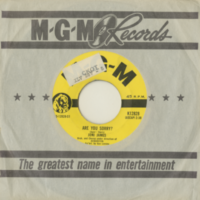 Are You Sorry? / What I Don't Know Won't Hurt Me