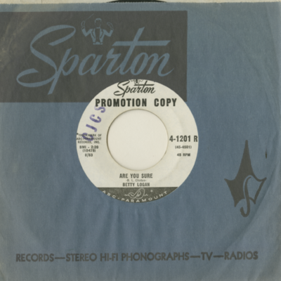 Are You Sure / Teen Age Party (1963)