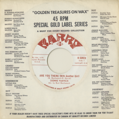 Are You There / If I Ever Make You Cry