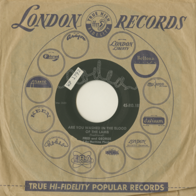 Are You Washed In The Blood Of The Lamb / I'm Afraid To Go To Sleep (1958)