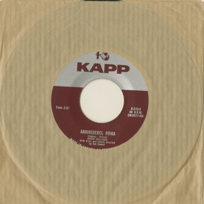 Arrivederci Roma / The Sentimental Touch