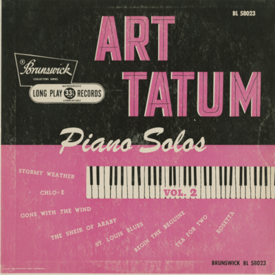 Art Tatum Piano Solos Vol 2