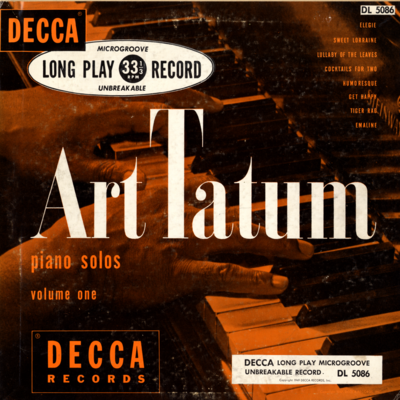 Art Tatum Piano Solos Volume One