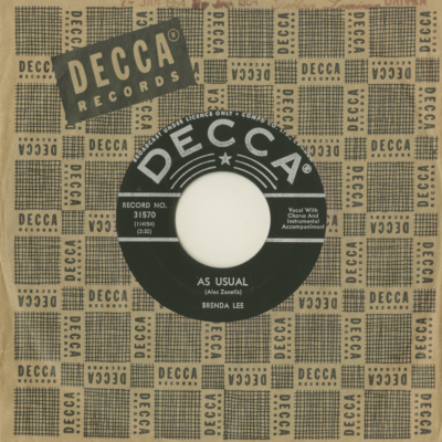 As Usual / Lonely Lonely Me