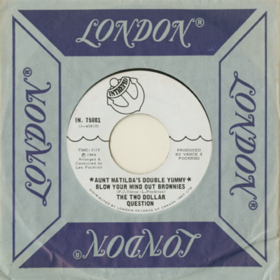 Aunt Matilda's Double Yummy Blow Your Mind Brownies / Cincinnati Love Song (1969)