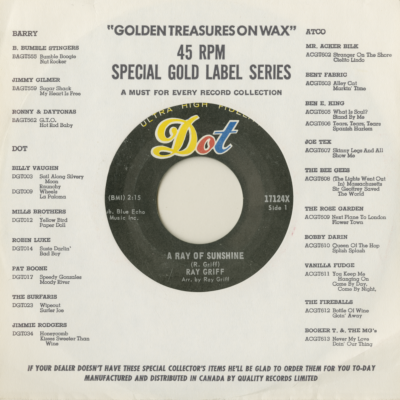 Baby / A Ray Of Sunshine