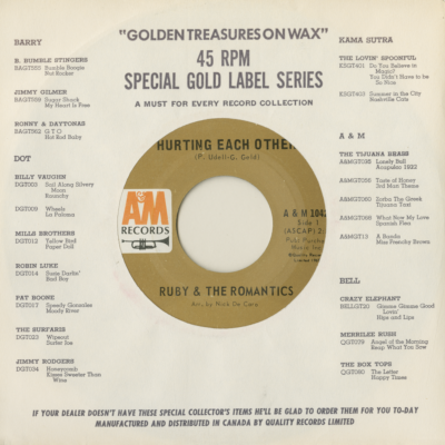 Hurting Each Other / Baby I Could Be So Good At Loving You /