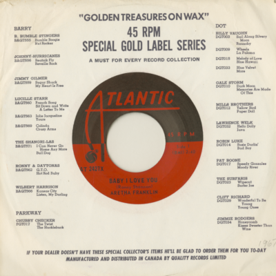 Baby I Love You / Going Down Slow