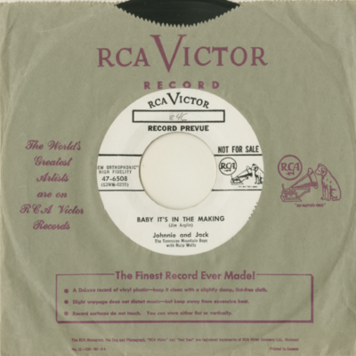 Baby It's In The Making / You Can't Divorce My Heart (1956)