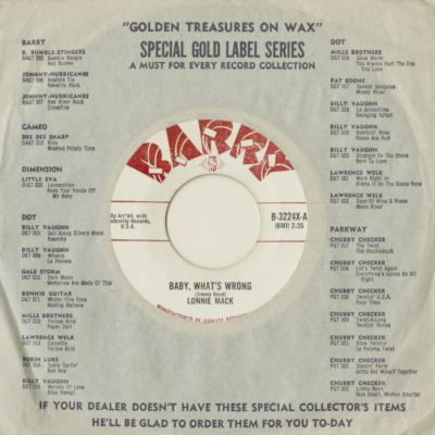 Baby What's Wrong / Where There's A Will