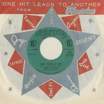 Baby You're So Fine / Lovedrops (1961)