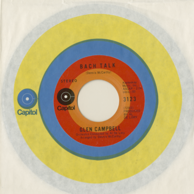 Bach Talk / The Last Time I Saw Her