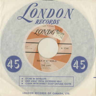 Back In My World / It's Been A Long Time (1965)