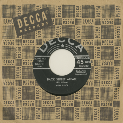 Back Street Affair / I'll Always Take care Of You