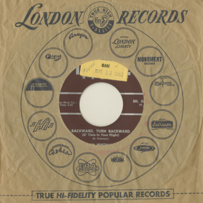 Backward Turn Backward / I Forgot More Than You'll Ever Know About Her