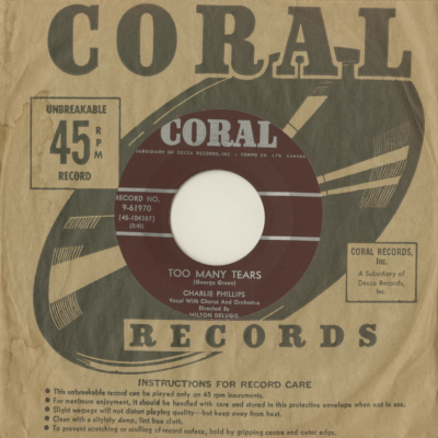 Be My Bride / Too Many Tears (1958)