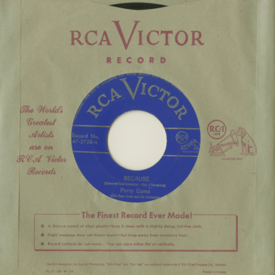 Because / If You Had All The World And It's Gold (1949)