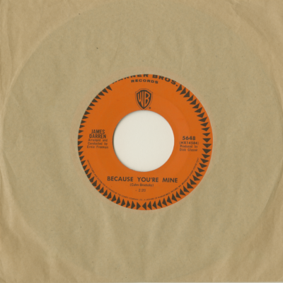 Because You're Mine / Millions Of Roses (1965)