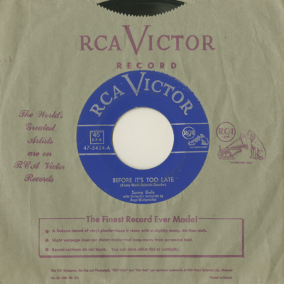 Before It's Too Late / Love Me Again (1953)