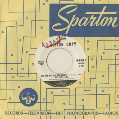 Before We Say Goodnight / Come Be My Love (1960)