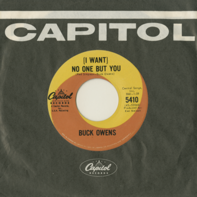 Before You Go / I Want No One But You