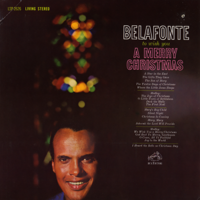 Belafonte To Wish You A Merry Christmas