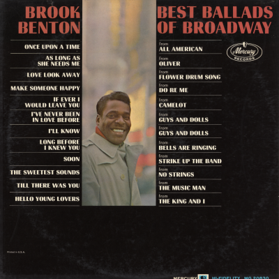 Best Ballads Of Broadway