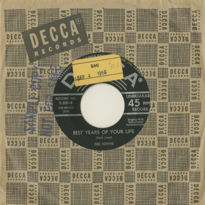 Best Years Of Your Life / My Little Rat