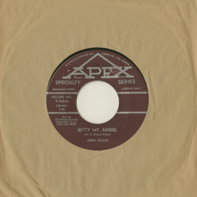 Betty My Angel / Memories Of You