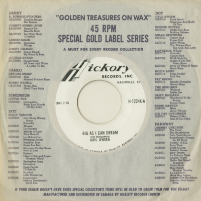 Big As I Can Dream / Donna Donna