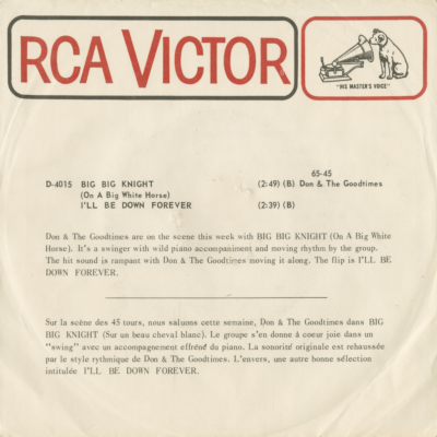 Big Big Knight / I'll Be Down Forever