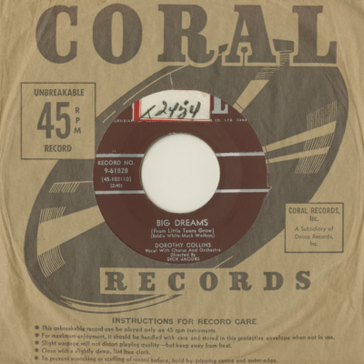 Big Dreams / Four Walls