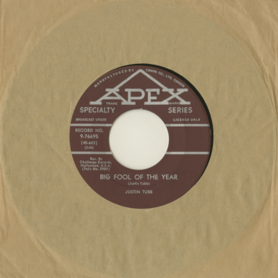 Big Fool Of The Year / Believing In Yourself