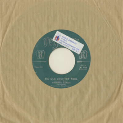 Big Old Country Fool / That's Me Right Now (1957)