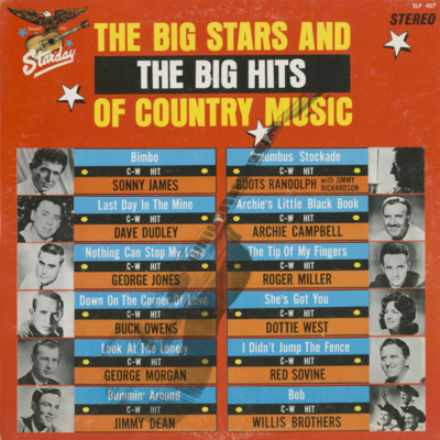 The Big Stars And Big Hits Of Country Music
