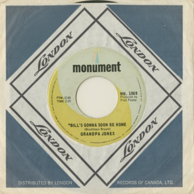 Bill's Ginna Soon Be Home / These Hills