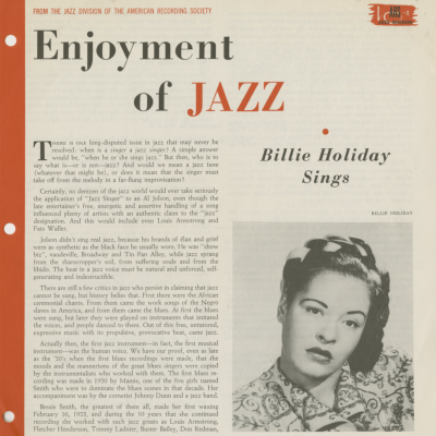 Billie Holiday Sings