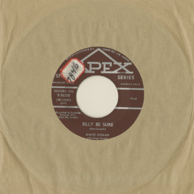 Billy Be Sure / Doodle Doodle Do (1957)