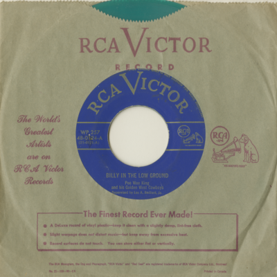 Billy In The Low Ground / Whistling Rufus (1949)